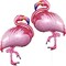 Giant Pink Flamingo Balloons - 40 Inch Pack of 2 | Balloon, Flamingo Party Decorations | Flamingo Mylar Balloons | Tropical Mylar balloons, Hawaiian Party Decorations, Luau Party decorations